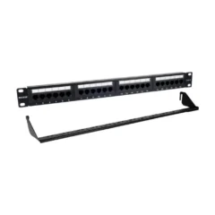 Phasak PU 2424 Patch Panel 24 Puertos Cat.6 Altura 1U Gestión de Cables