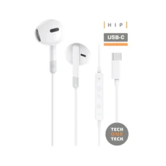 Tech One Tech earTECH TEC1301 con Micro USB-C Blancos
