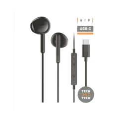 Tech One Tech earTECH TEC1302 con Micro USB-C Negros