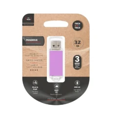 Tech One Tech Basic Pendrive 32GB USB 2.0 Purpura Claro