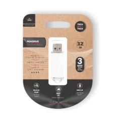Tech One Tech Basic Pendrive 32GB USB 2.0 Blanco