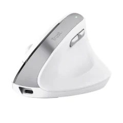 Trust Bayo II Ratón Ergonómico Inalámbrico Recargable 2400 DPI Blanco