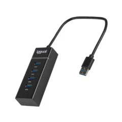 Iggual Hub USB-A 3.0 x 4 puertos HUB-A-4p