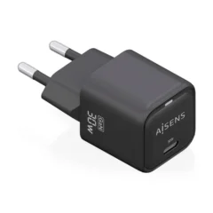Aisens ASCH-30W1P019-BK Cargador Gan de Pared 1xUSB-C 30W
