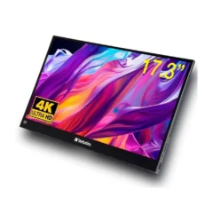 Verbatim PMT-17-4K Monitor Portátil Táctil 17.3" 4K Negro