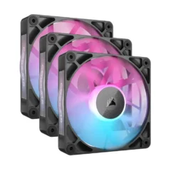 CorsairRX120 ICUE LINK RGB 120MM BLACK TRIPLE PACK