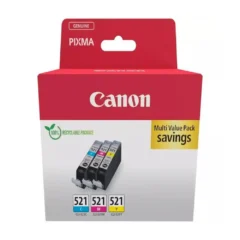 Canon CLI-521 Multipack Cian Magenta Amarillo