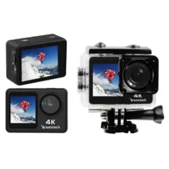 Sunstech Adventure 4K Cámara Deportiva 16MP Visión 170º Negra