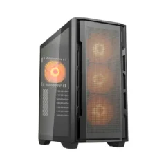 Cougar Uniface Rgb Black Caja Semitorre
