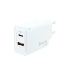 Coolbox GAN 45W Cargador de Pared USB-C/USB-A
