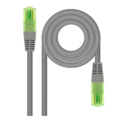 Nanocable 10.20.1415 Cable de Red Latiguillo RJ45 CAT.6 UTP AWG26 CCA, Gris, 15 m