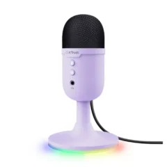 Trust Gaming GXT 234 Yunix Lila Micrófono USB