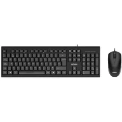 Nilox NXKME0011 Kit Teclado y Raton Usb Negro