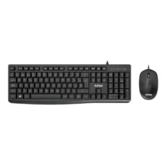 Nilox NXKME0012 Kit Teclado y Raton Usb Negro