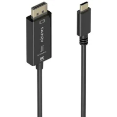 Aisens A109-0879 Conversor USB-C Macho - DisplayPort Macho 1.8m Negro