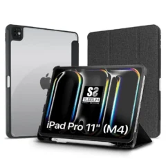 Subblim Clear Shock Case Funda para iPad Pro 11" 2024 M4 Negra