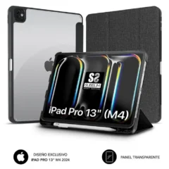 Subblim Clear Shock Case Funda para iPad Pro 12.9" 2024 M4 Negra