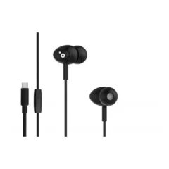 Sunstech BEATC Auriculares Intrauditivos con Micro USB-C Negros