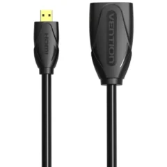 Vention ABBBF Alargador Micro HDMI Macho - HDMI Hembra 4K 1m Negro