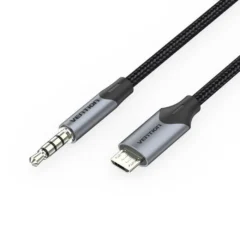 Vention BDGBH MicroUSB Macho - Jack 3.5 Macho 2m Negro