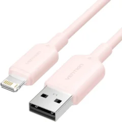 Vention LAMPH USB 2.0 Macho - Lightning 480Mbps 2m Rosa