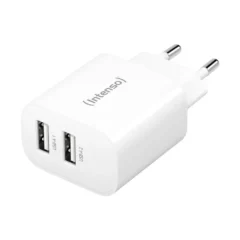Intenso Cargador pared W24AA|2xUSB-A|blanco
