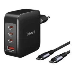 Intenso KIT Cargador GaN W140A3C + Cable USB-C