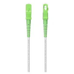 Aisens A152-0620 Cable de Fibra Óptica G657A2 3.0 9/125 SMF LSZH 200m Blanco