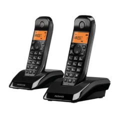 Motorola S1202 Telefono DECT DUO Negro