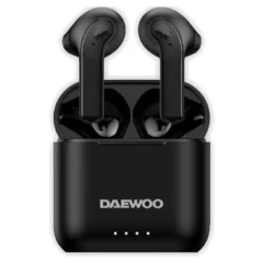 Daewoo DW2020 Auriculares BT con estuche de carga Autonomía 5h Negros