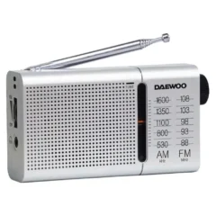 Daewoo DW1037 Plateada Radio Portátil