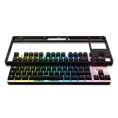 Krom Kernel Pro Negro y Blanco Teclado Gaming Mecánico
