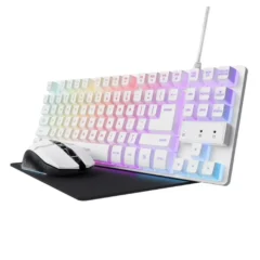 Trust Gaming GXT 794W Pack Teclado RGB + Ratón RGB + Alfombrilla