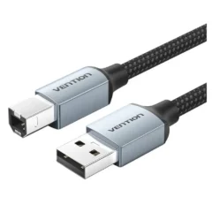 Vention CTTHF Cable USB 2.0 Impresora Macho - USB Macho 480Mbps 1m Gris