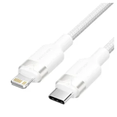 Vention LALWF USB-C/M - Lightning Macho 27W 480Mbps 1m Blanco