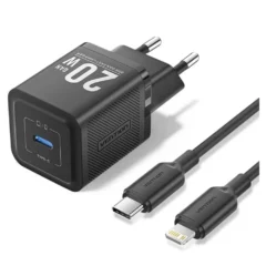 Vention TZ-FEPB0-EU-02 Cargador Gan de Pared 1xUSB-C + Cable Lightning 20W