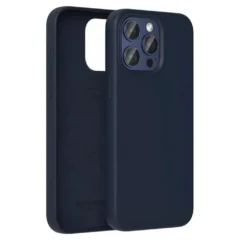 Vention KUFL0-30 Funda Silicona con Magsafe Conpatible con iPhone 15 Pro Azul Medianoche