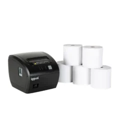 Iggual Kit impresora Térmica TP7001 + 5 rollos