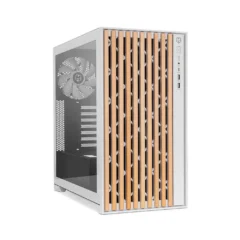 Nox HUMMER ELEMENT Madera Blanco Type-C Caja Semitorre