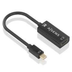 Aisens A125-0904 Conversor Mini DisplayPort Macho - HDMI Hembra 15cm Negro