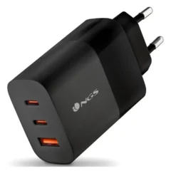 NGS Bud 2xUSB Tipo-C 1xUSB Cargador de Pared 65W