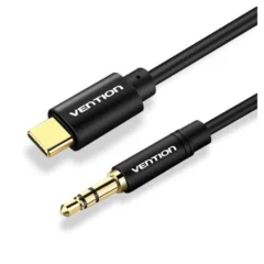 Vention BGABG Conversor Audio USB-C Macho - Jack 3.5 Macho 1.5m Negro