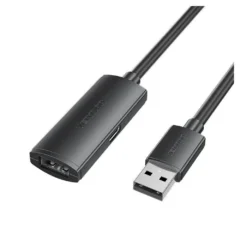 Vention CBKBJ Cable Alargador USB 2.0 Macho - USB Hembra 480Mbps 5m Negro