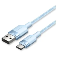 Vention CTNLF USB-C Macho - USB Macho Hasta 60W 480Mbps 1m Azul