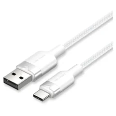 Vention CTNWH USB-C Macho - USB Macho Hasta 60W 480Mbps 2m Blanco