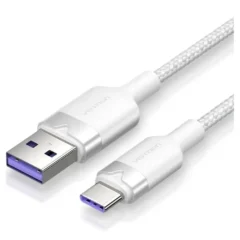 Vention CTOWF USB-C Macho - USB Macho Hasta 100W 480Mbps 1m Blanco