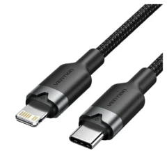 Vention LALBF USB-C Macho - Lightning Macho 27W 480Mbps 1m Negro