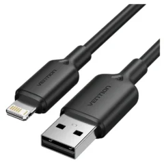 Vention LAMBF USB Macho - Lightning Macho 480Mbps 1m Negro