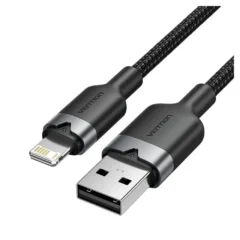 Vention LANBF USB Macho - Lightning Macho 480Mbps 1m Negro