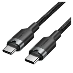 Vention TRDBF USB-C Macho - USB-C Macho Hasta 60W 480Mbps 1m Negro